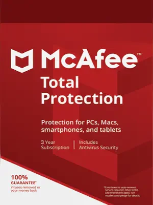 McAfee Total Protection Multidevice 1 Device 3 Years Key GLOBAL